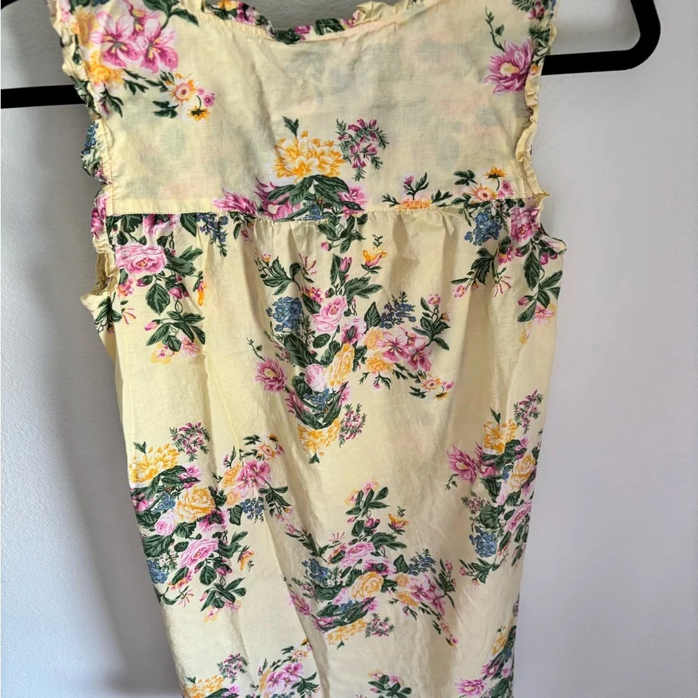 Cottagecore Adonna Floral Button-Down Nightgown 100% cotton in size small - Picture 8 of 11